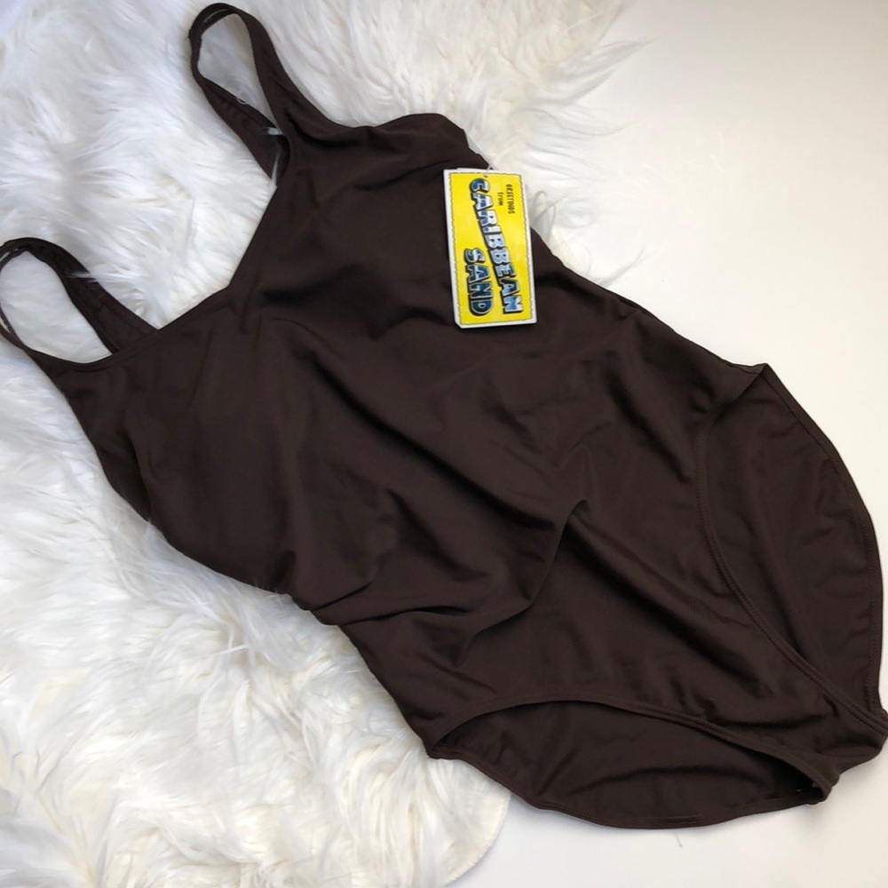 Caribbean Sand Brown One piece swimsuit 12